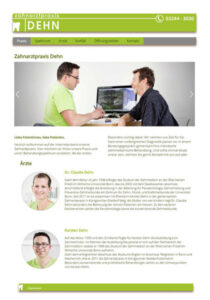 Portfolio - Arbeitsbeispiel Web- und Grafikdesign
